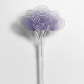 12 Stk. Delikate Deko-Picks „Lila Tüllzauber“ – 13 cm, ideal für Gastgeschenke & Braut-Accessoires